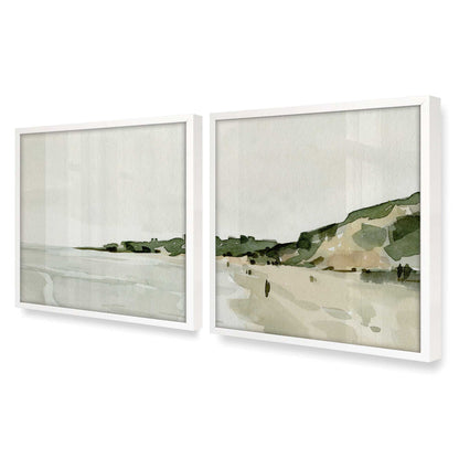 [Color:Opaque White], Picture of art in a Opaque White frame at an angle