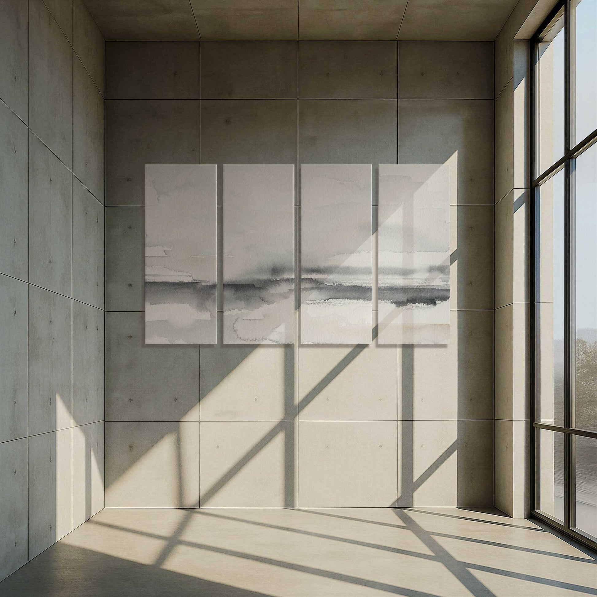 [Color:Stretched Canvas], Picture of art in a room
