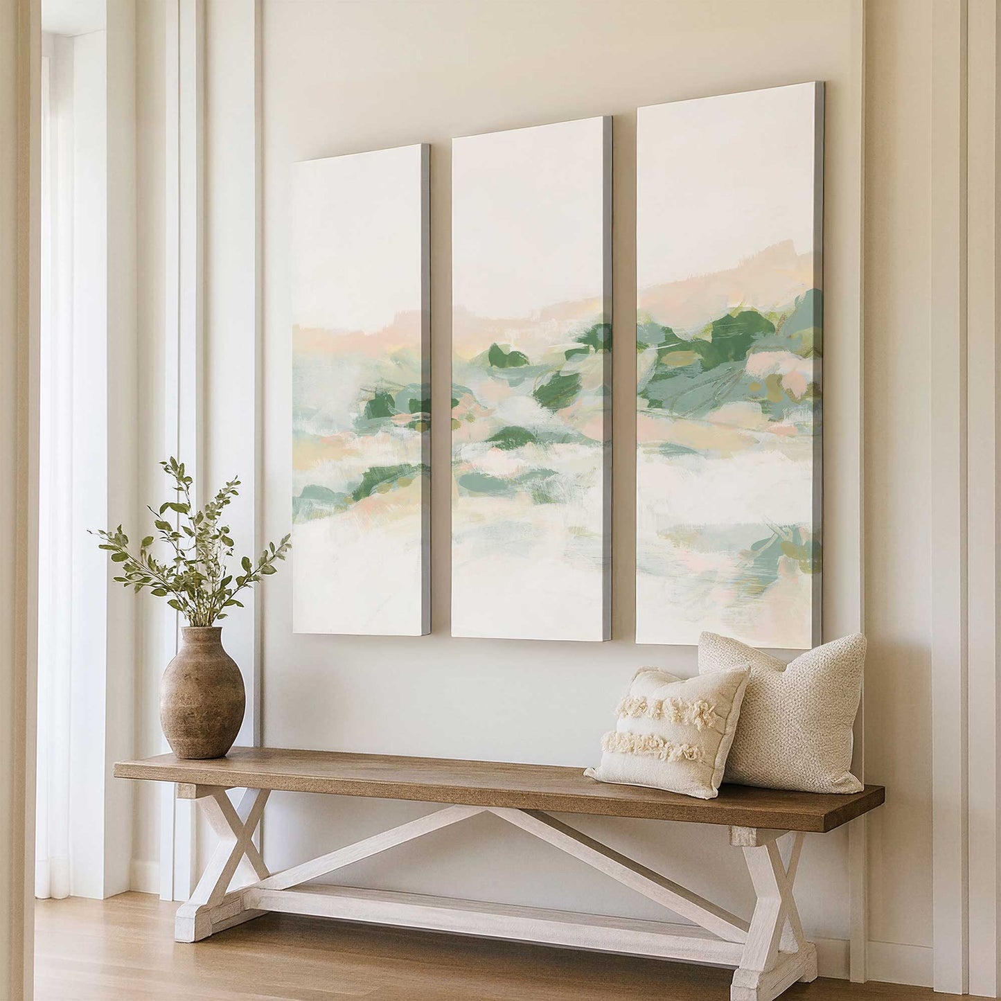 [Color:Stretched Canvas], Picture of art in a room