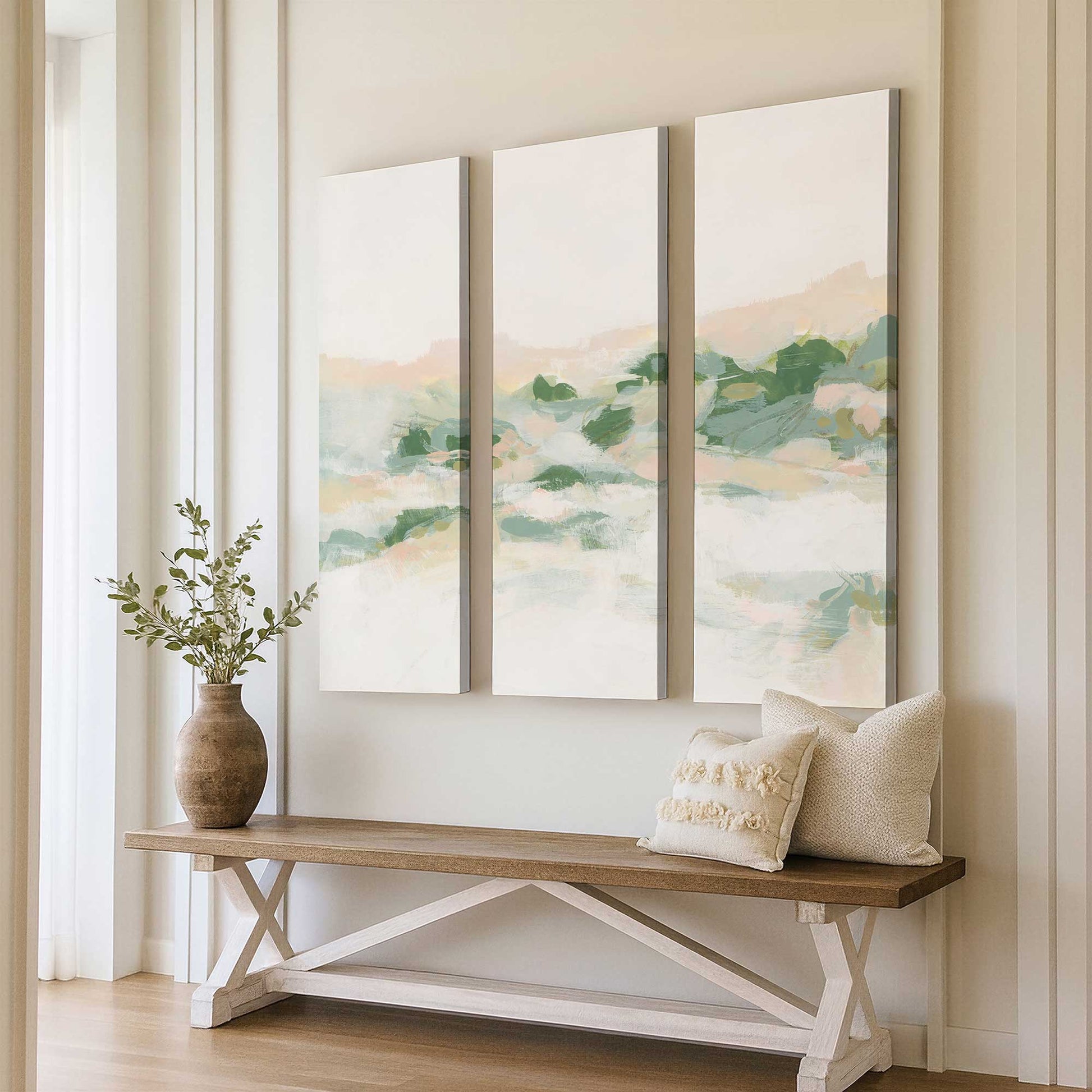 [Color:Stretched Canvas], Picture of art in a room