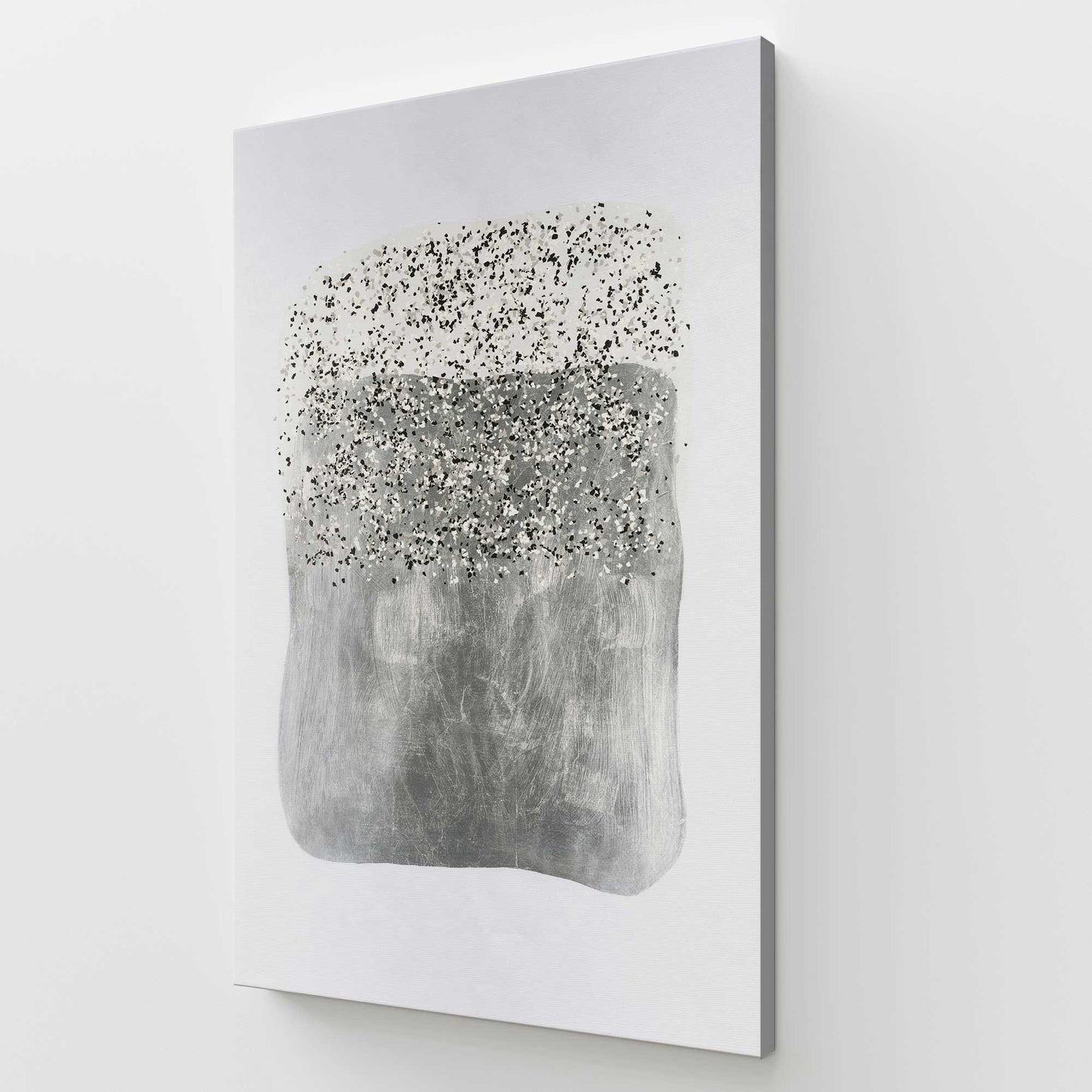 [Color:Stretched Canvas], Picture of art at an angle