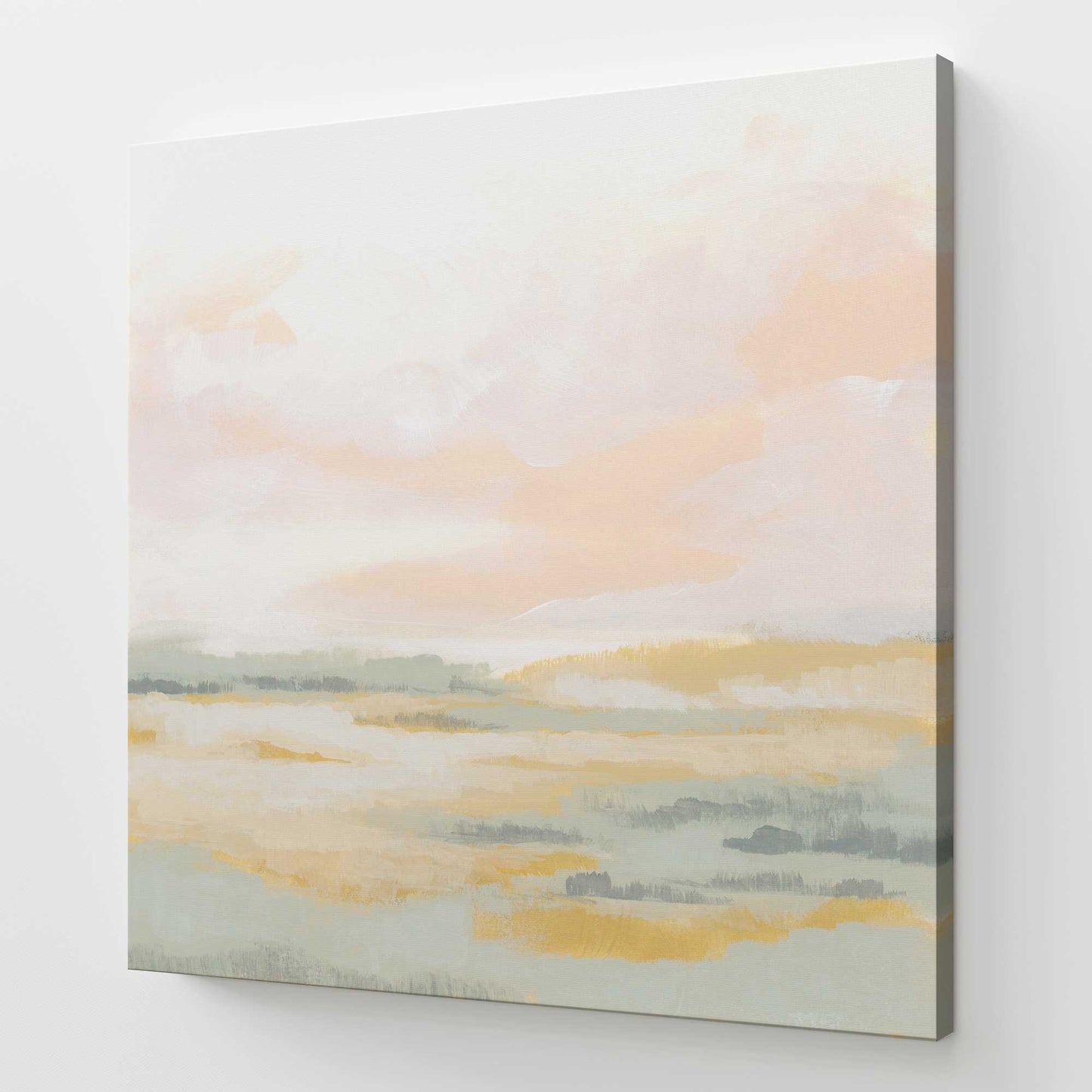 [Color:Stretched Canvas], Picture of art at an angle