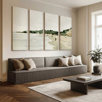 [Color:Stretched Canvas], Picture of art in a room