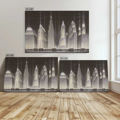 [Color:Stretched Canvas], Image showing the size comparisons