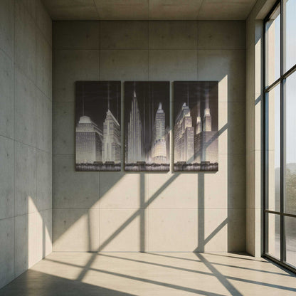 [Color:Stretched Canvas], Picture of art in a room