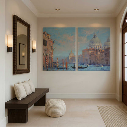[Color:Stretched Canvas], Picture of art in a room