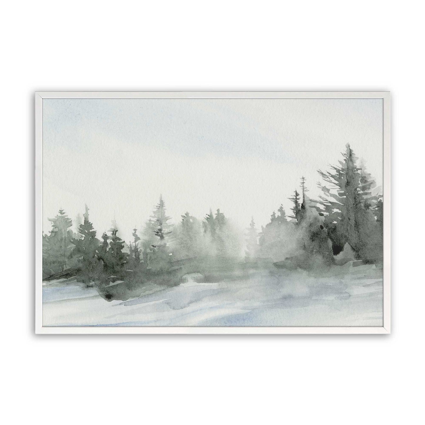 [Color:Opaque White], Picture of art in a Opaque White frame