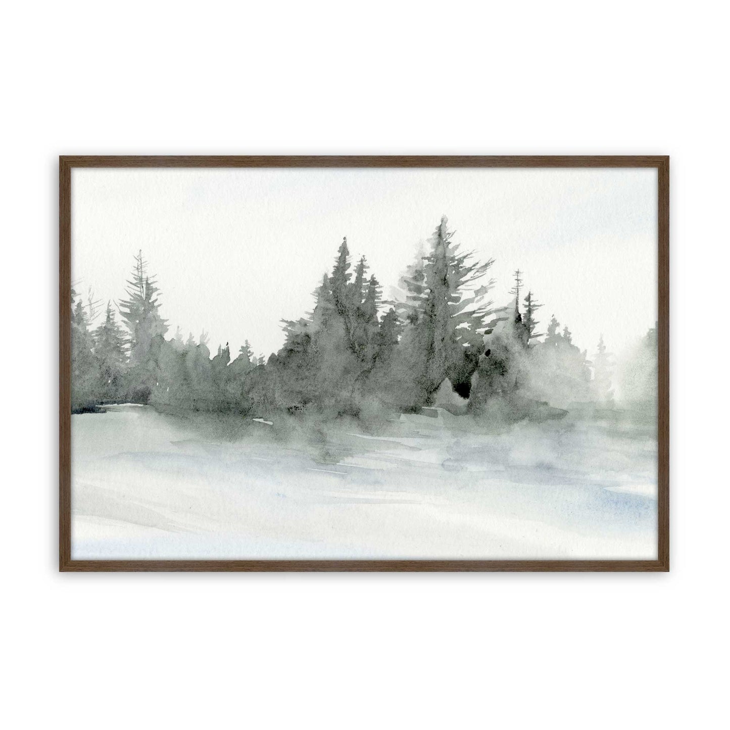 [Color:Walnut], Picture of art in a Walnut frame