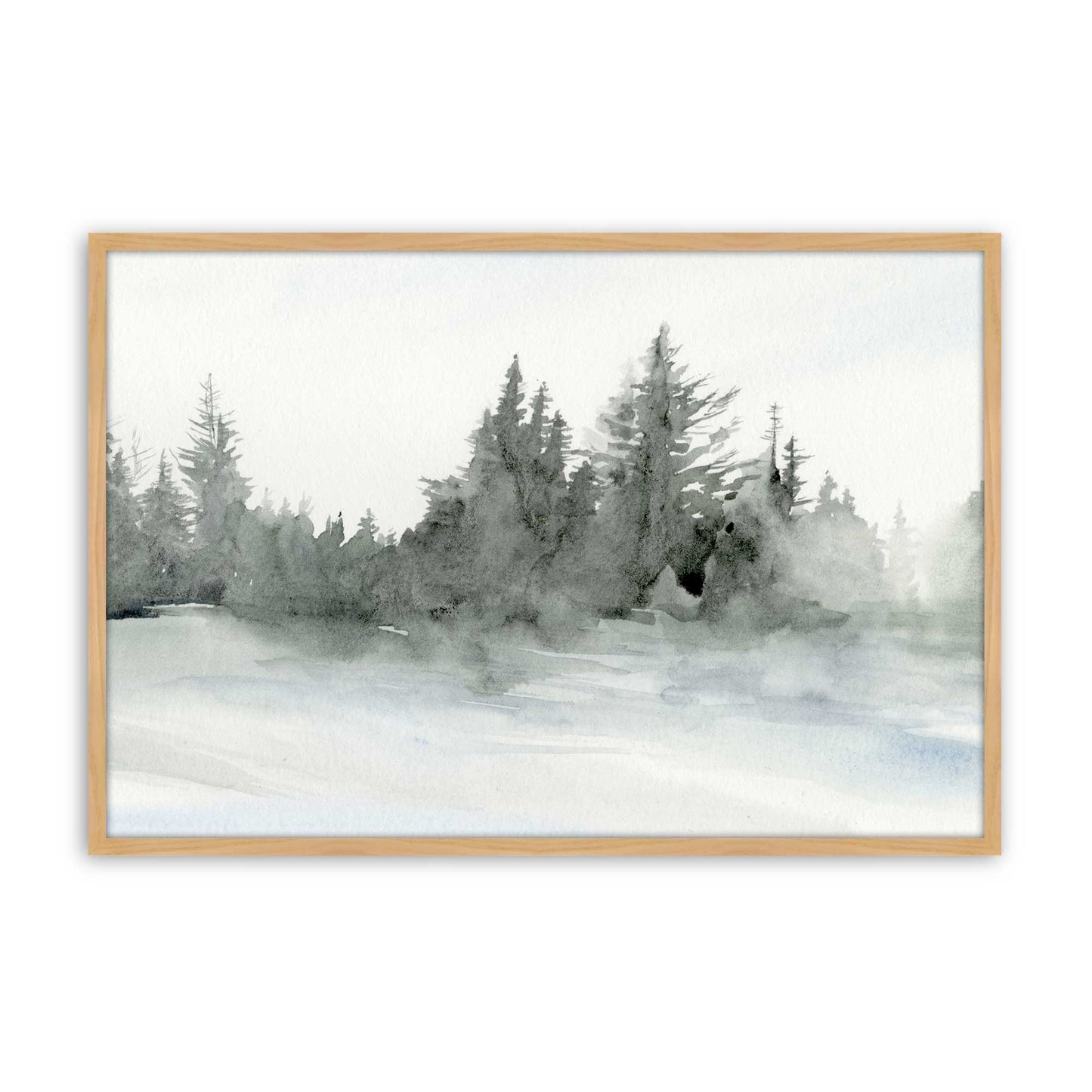 [Color:American Maple], Picture of art in a American Maple frame