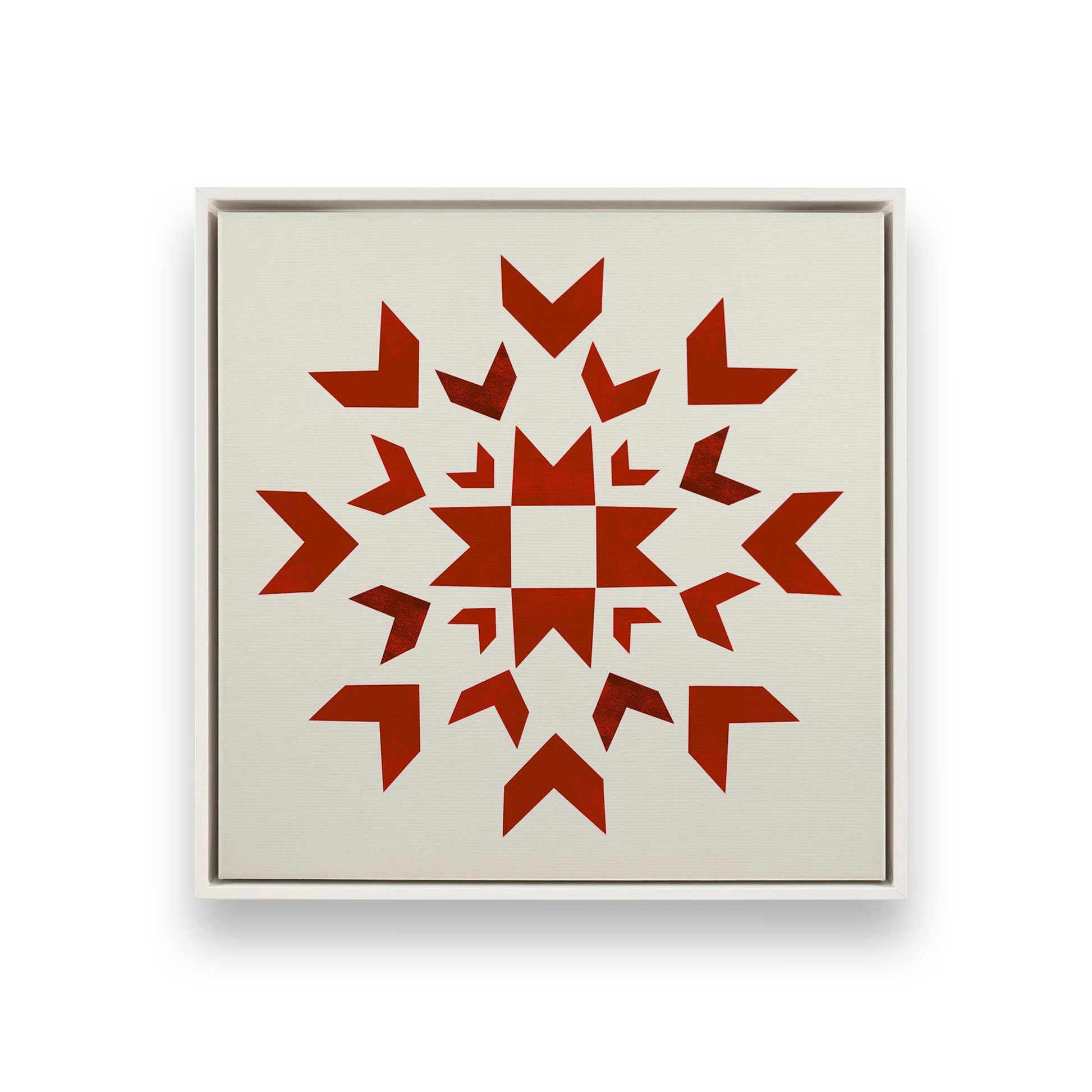 [Color:Opaque White], Picture of art in a White frame