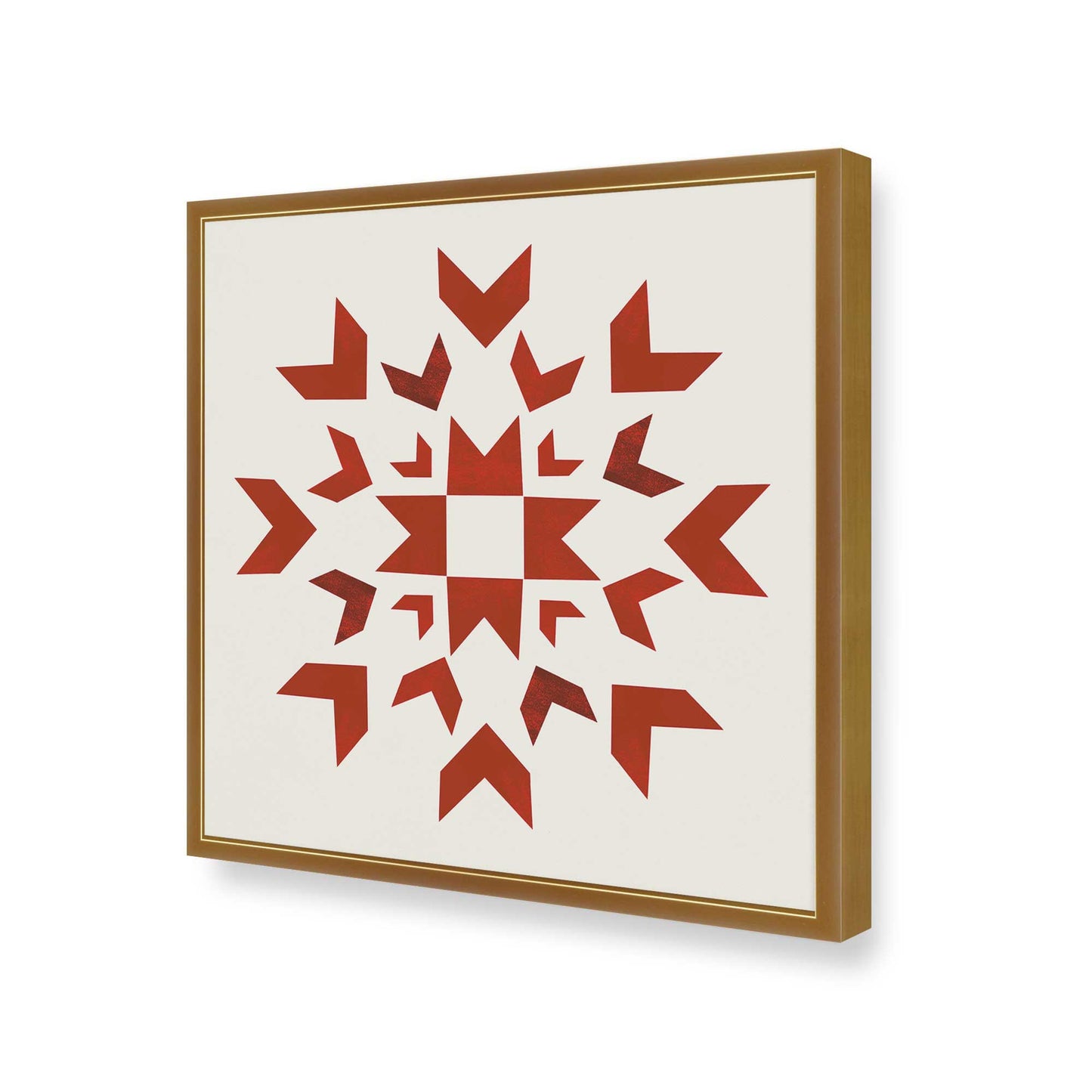 [Color:Polished Gold], Picture of art in a Polished Gold frame of the corner