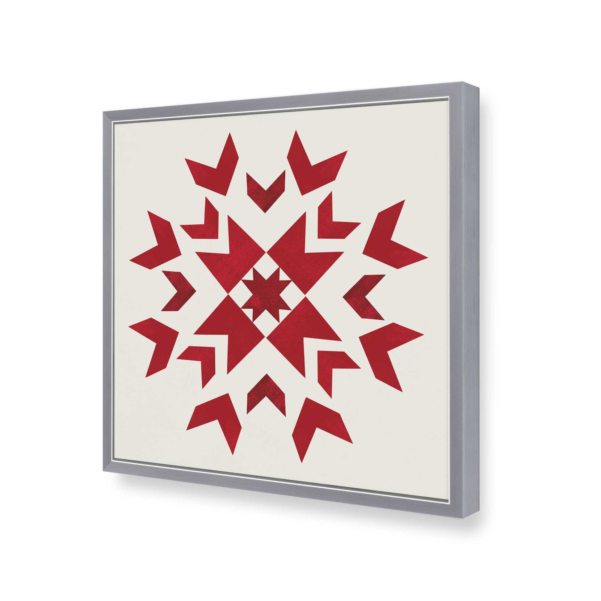 [Color:Polished Chrome], Picture of art in a Polished Chrome frame of the corner