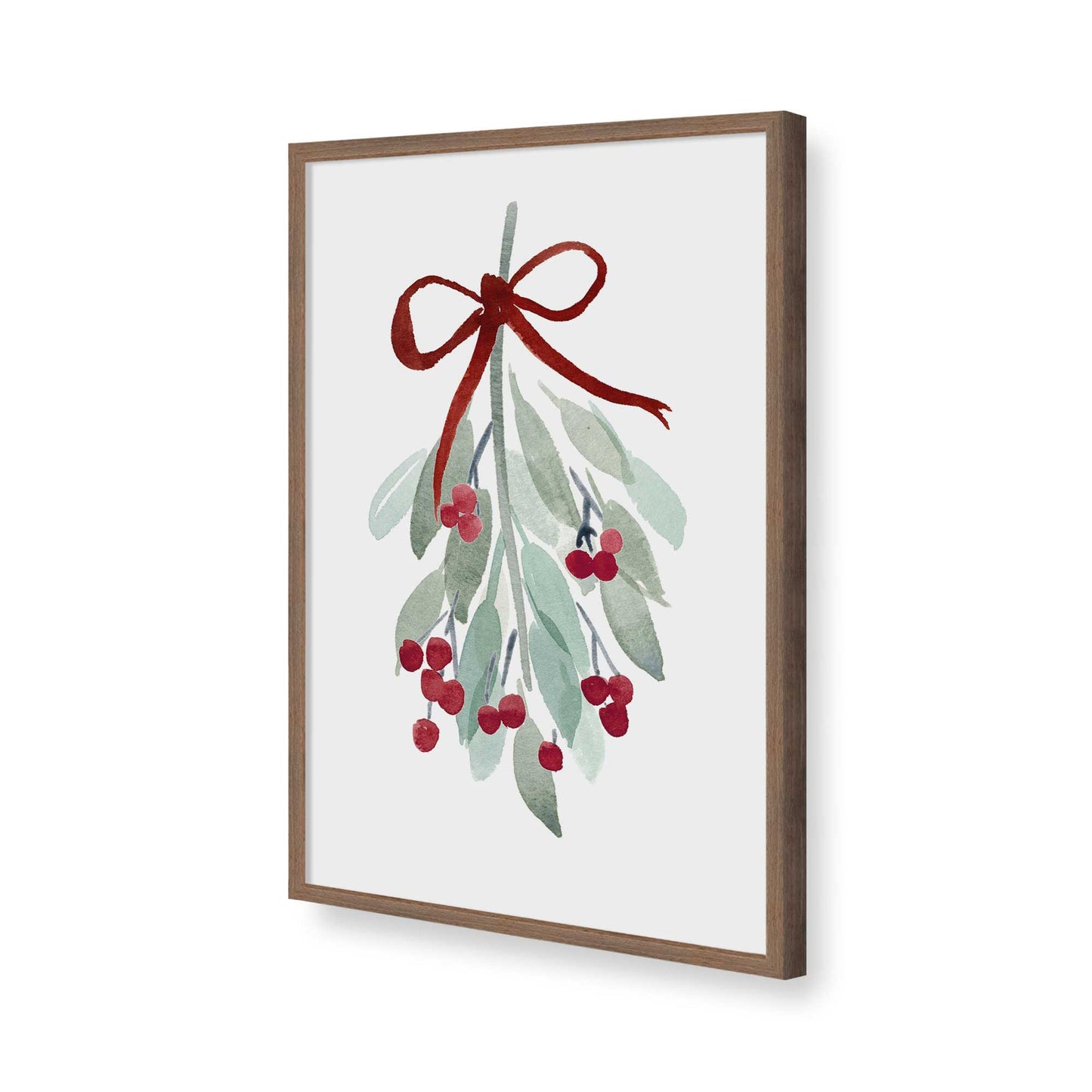 [Color:Walnut], Picture of art in a Walnut frame of the corner