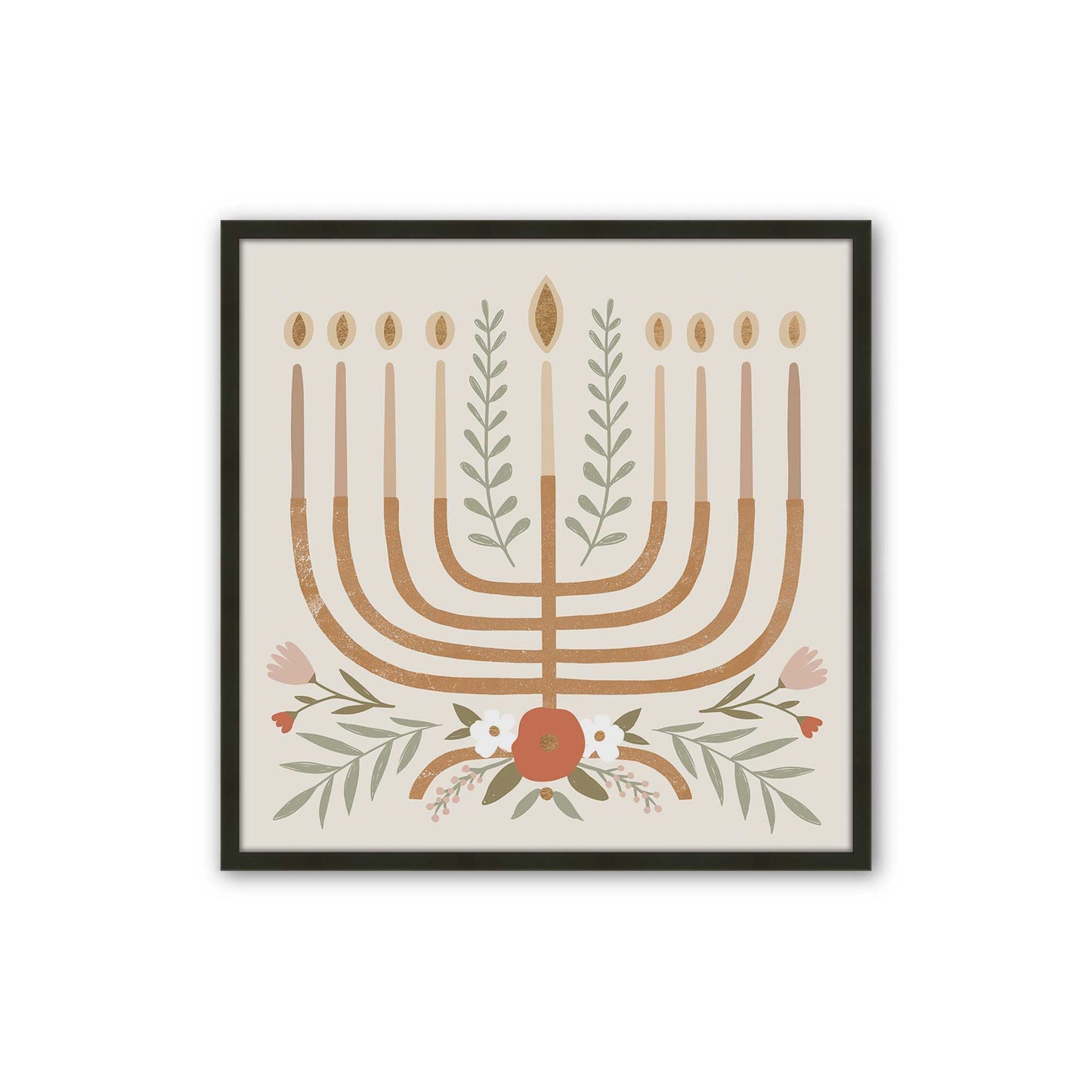 [Color:Satin Black], Picture of art in a Satin Black frame