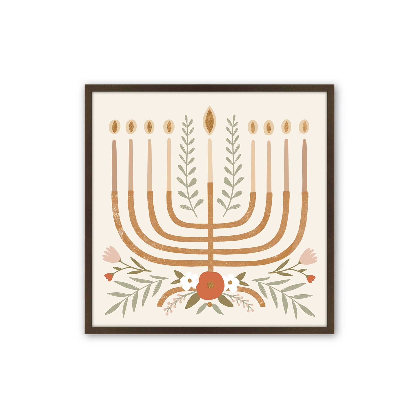 [Color:Belvinder Brown], Picture of art in a Belvinder Brown frame