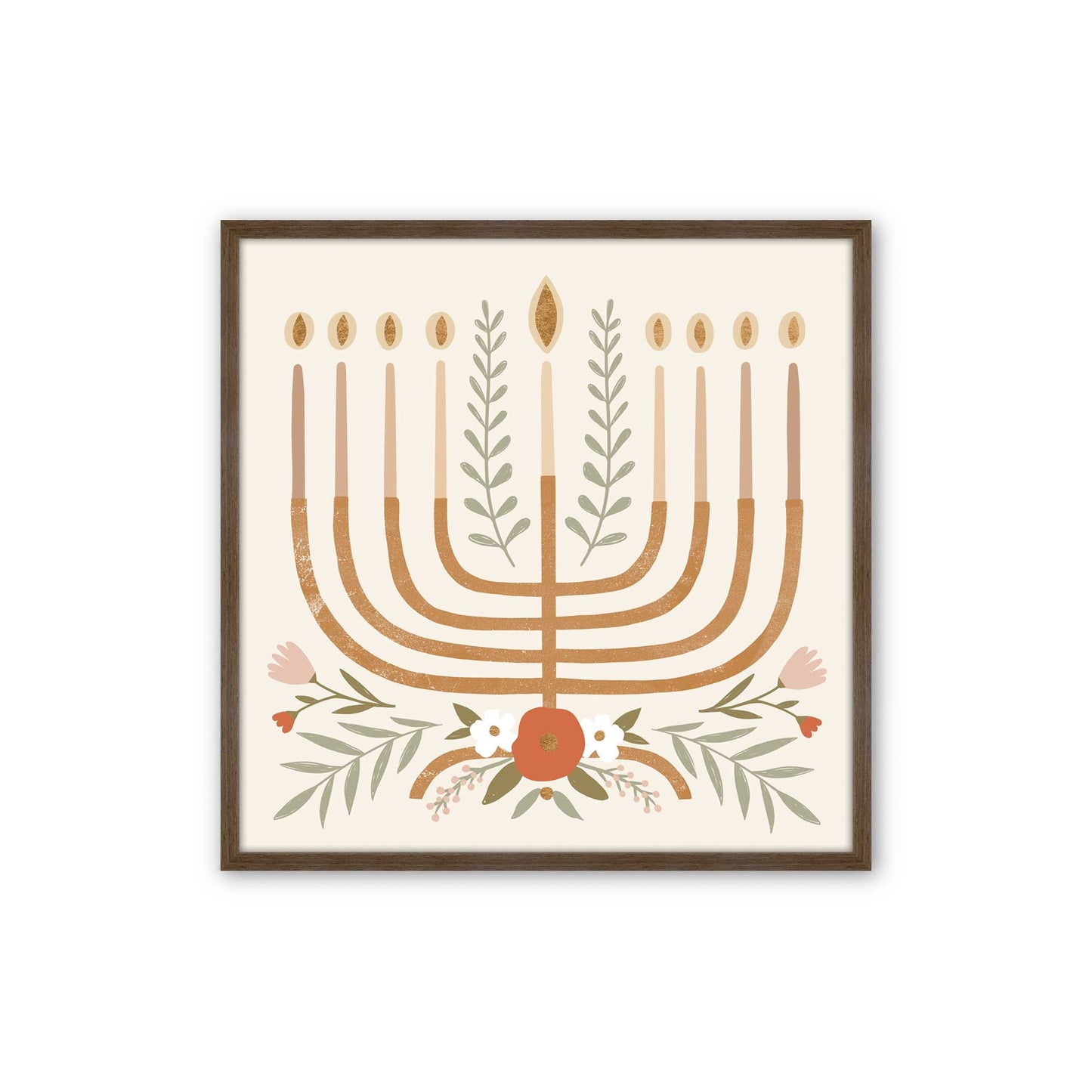 [Color:Walnut], Picture of art in a Walnut frame