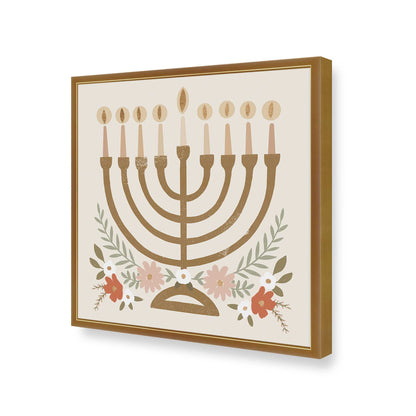 [Color:Polished Gold], Picture of art in a Polished Gold frame of the corner