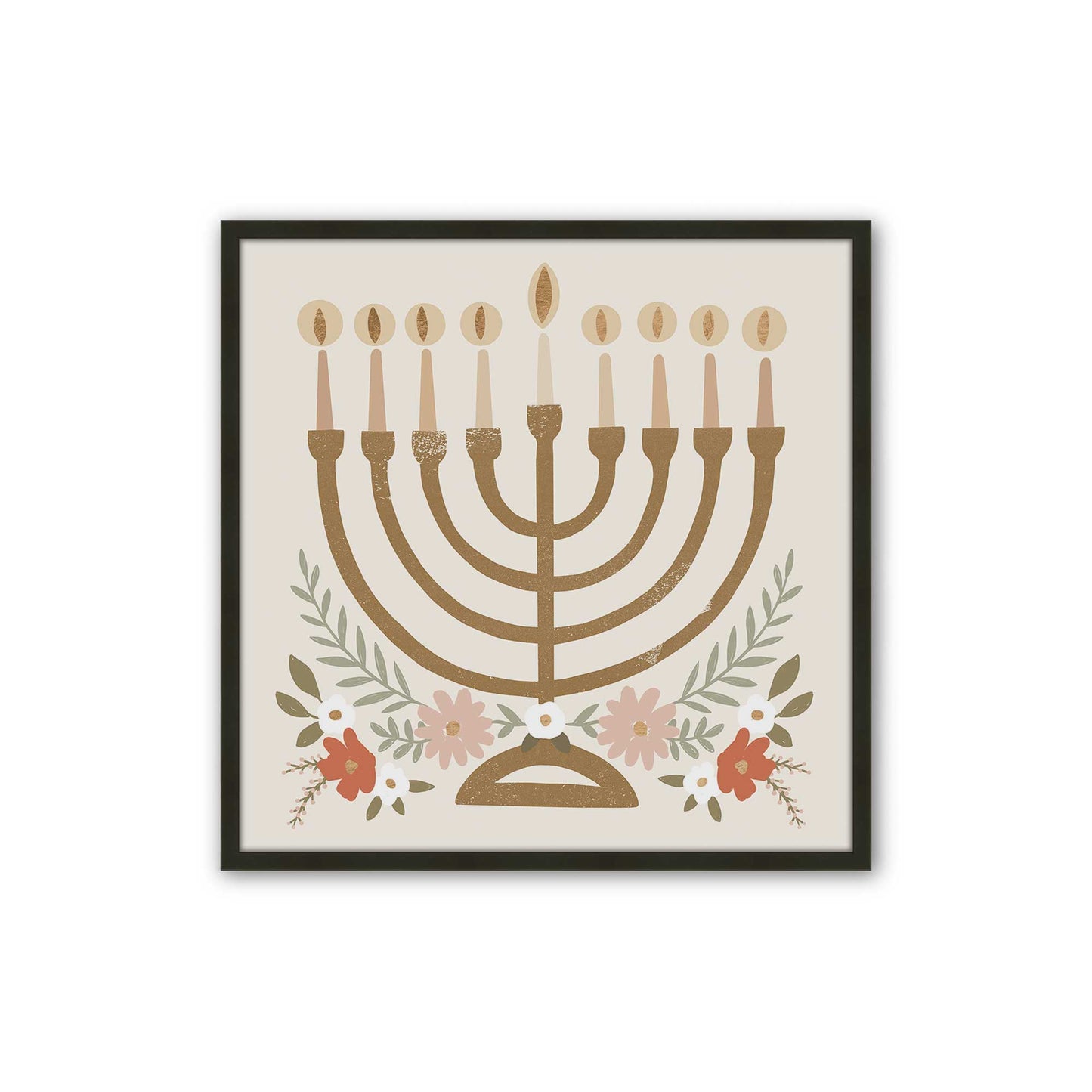 [Color:Satin Black], Picture of art in a Satin Black frame