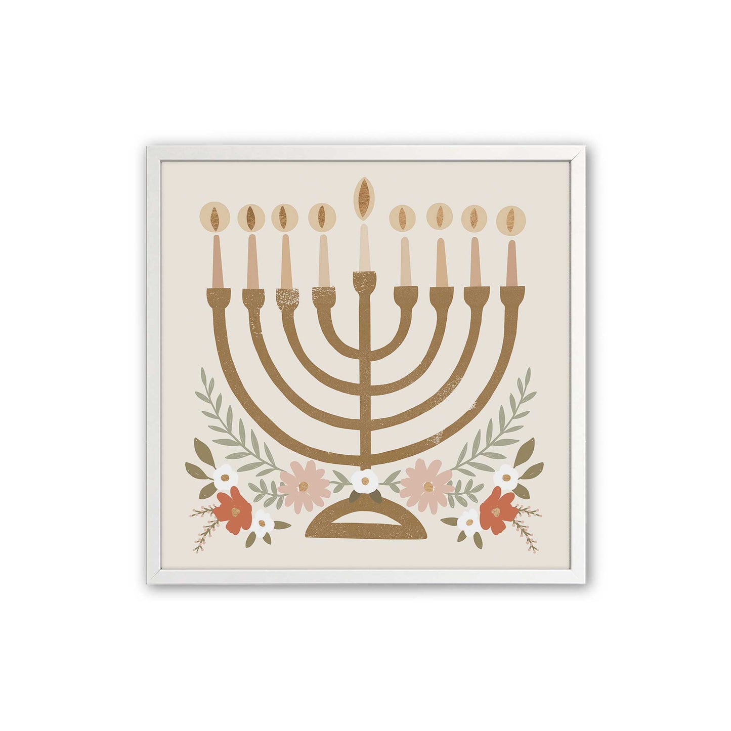 [Color:Opaque White], Picture of art in an Opaque White frame