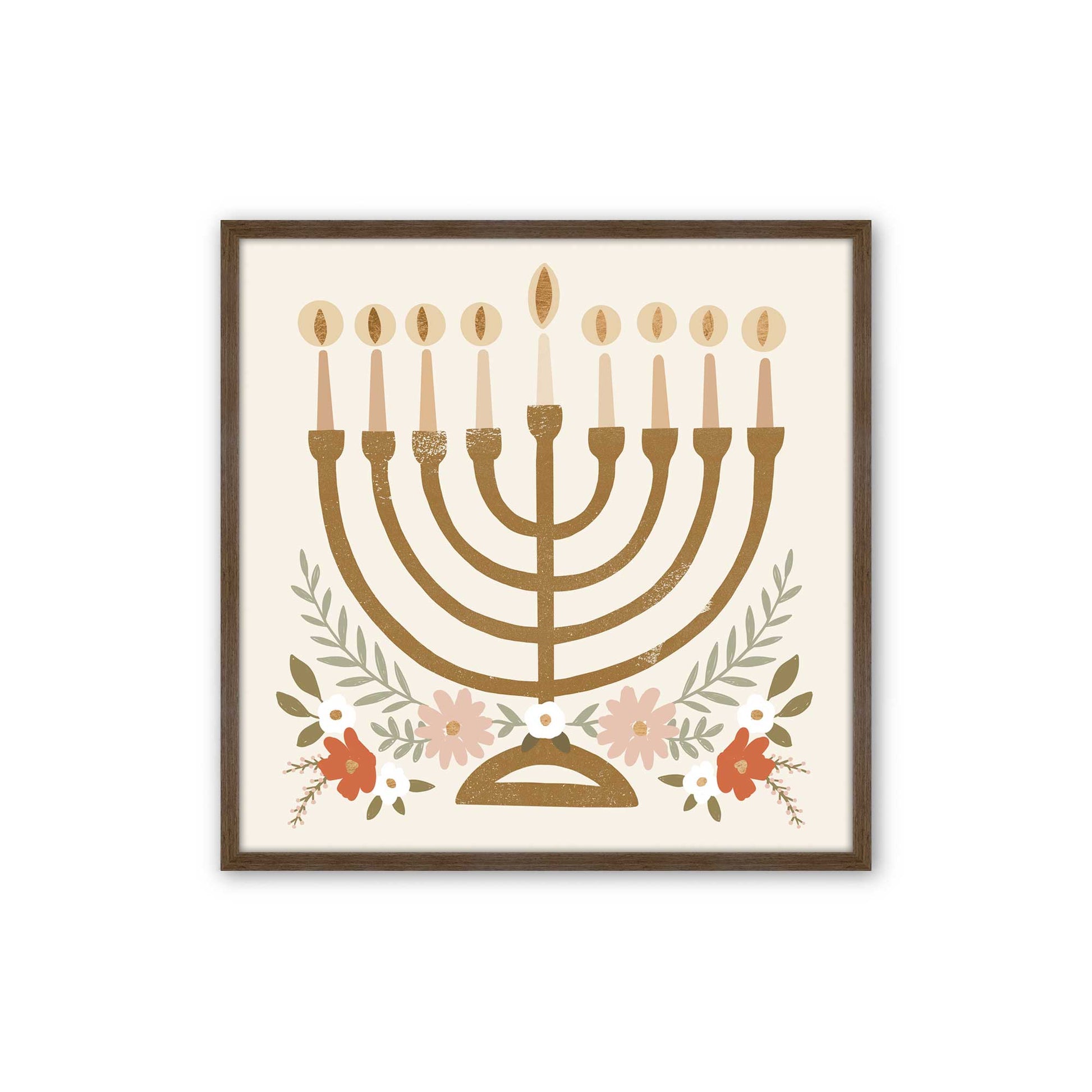 [Color:Walnut], Picture of art in a Walnut frame