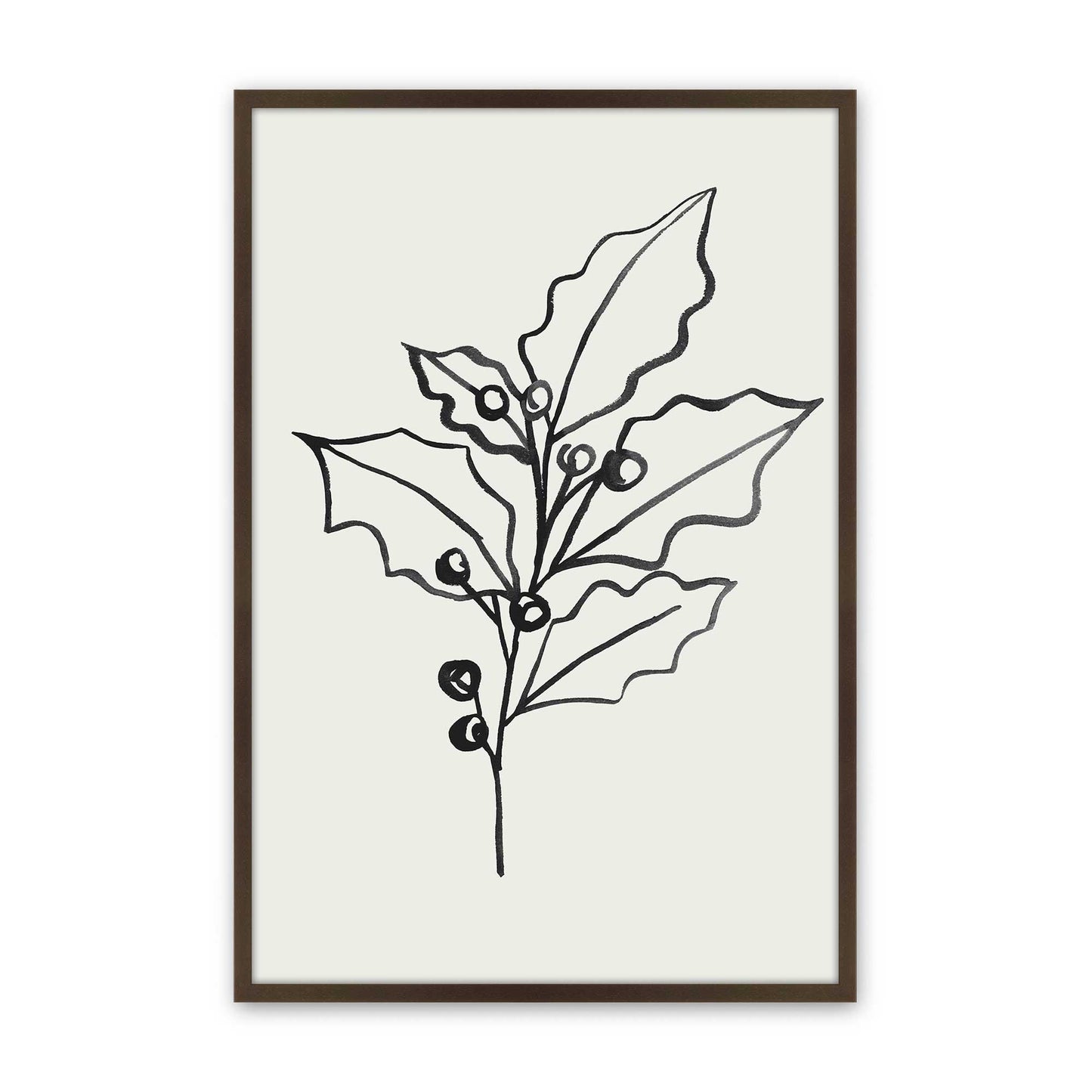[Color:Brown], Picture of art in a Brown frame