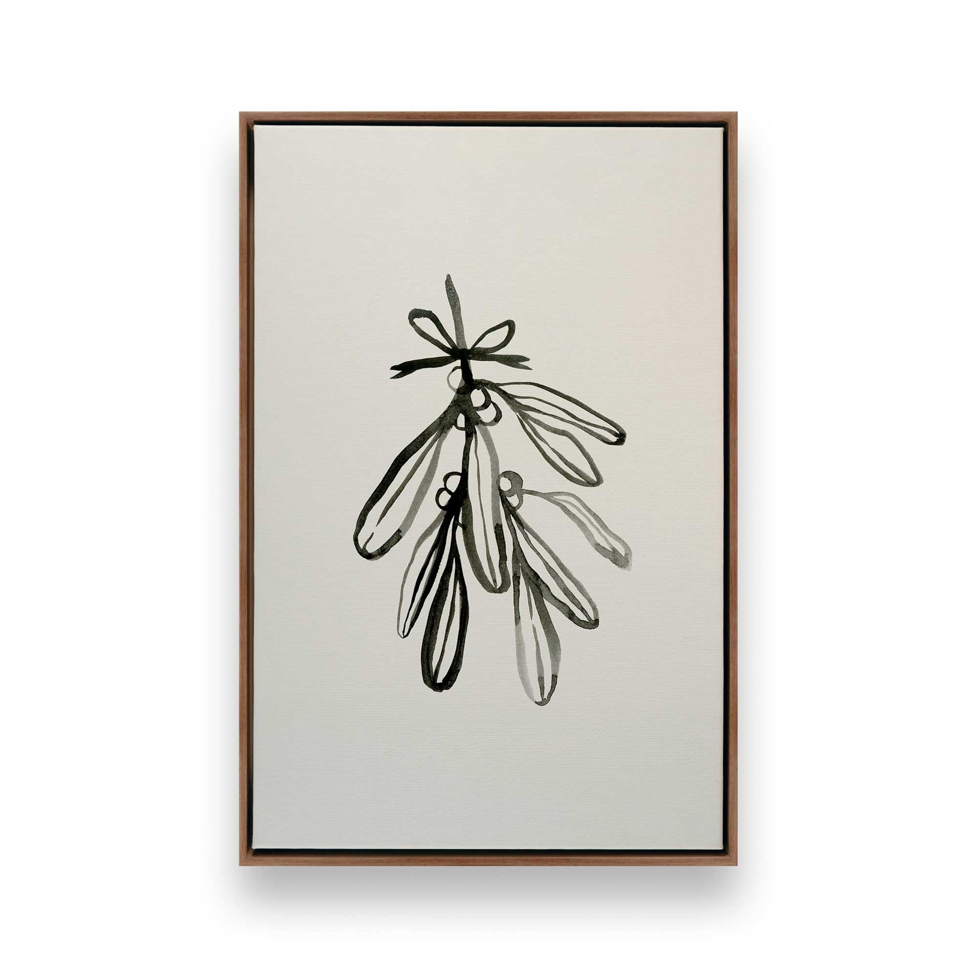 [Color:Walnut], Picture of art in a Walnut frame
