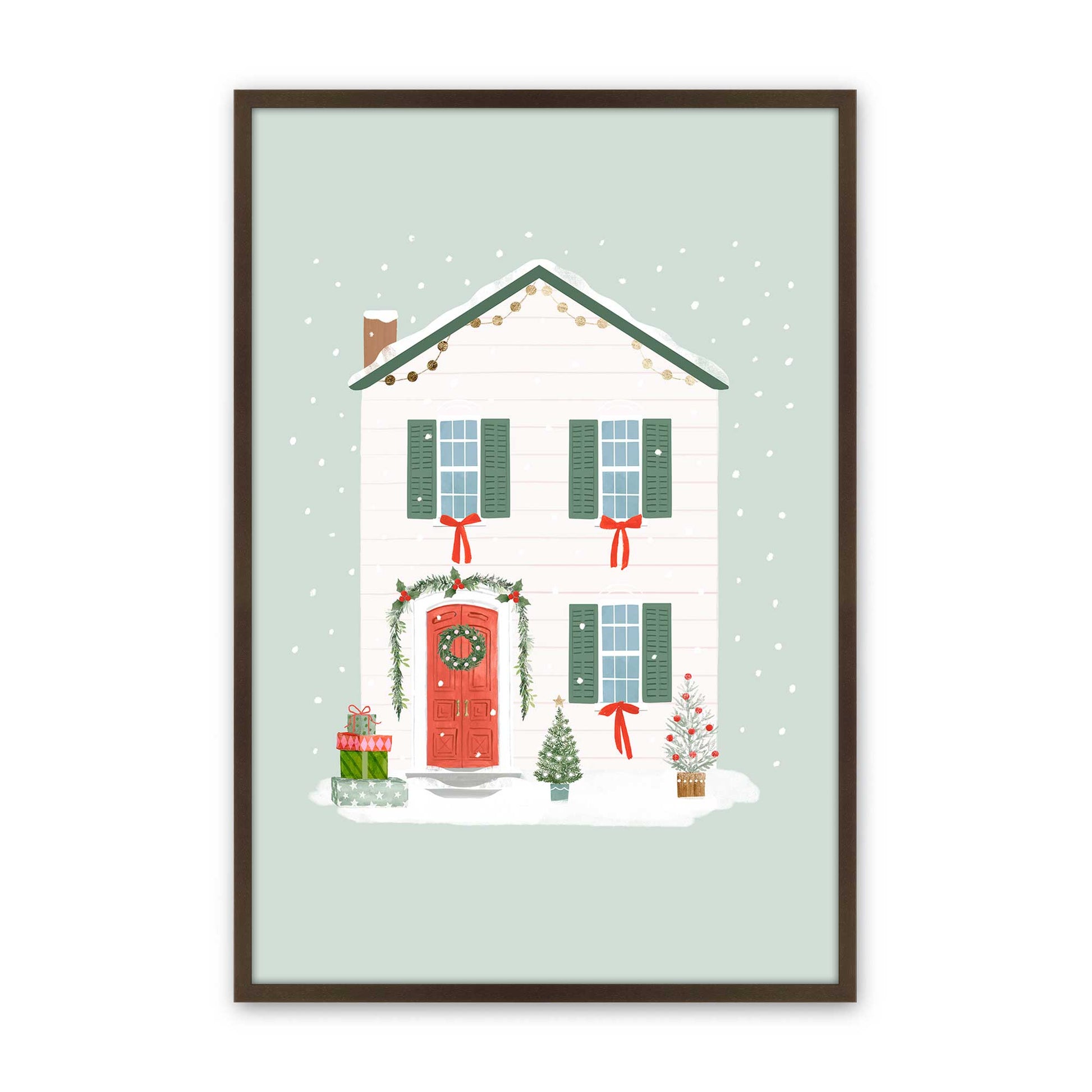 [Color:Belvinder Brown], Picture of art in a Belvinder Brown frame