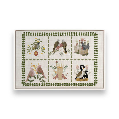 [Color:Opaque White], Picture of art in a White frame