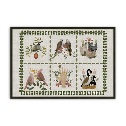 [Color:Satin Black], Picture of art in a Satin Black frame