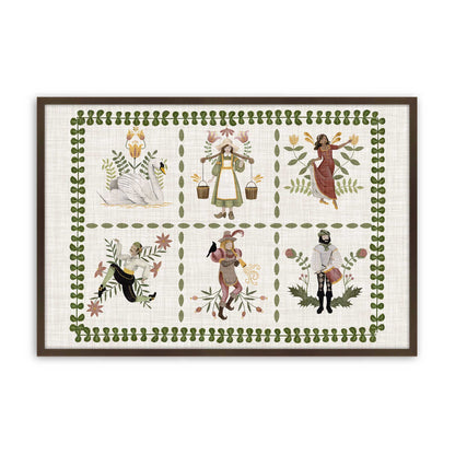 [Color:Belvinder Brown], Picture of art in a Belvinder Brown frame