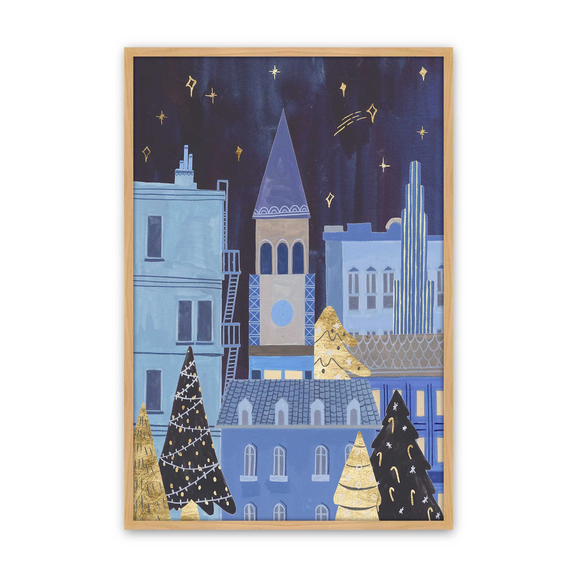 [Color:American Maple], Picture of art in an American Maple frame