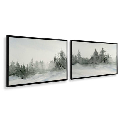 [Color:Satin Black], Picture of art in a Satin Black frame at an angle