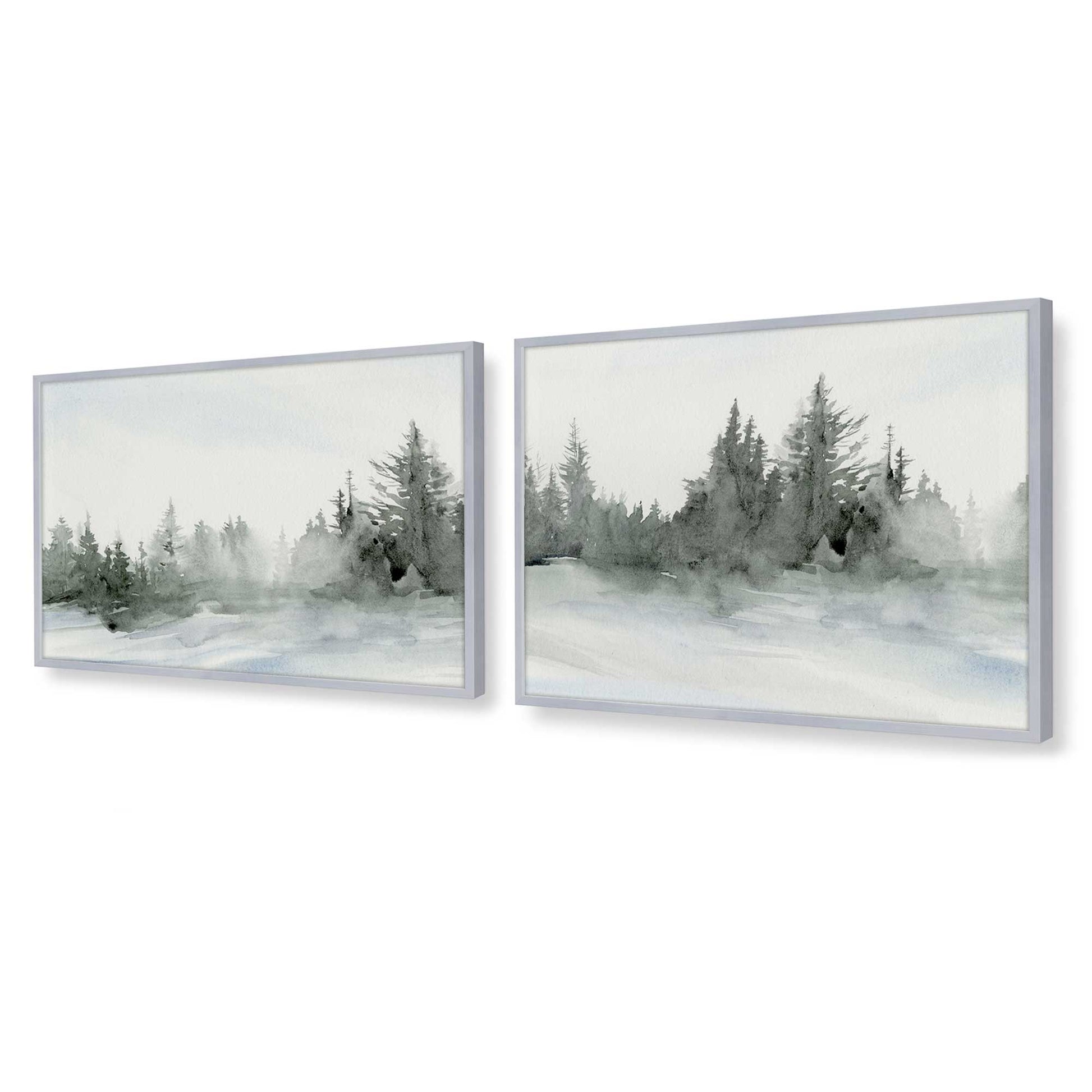 [Color:Polished Chrome], Picture of art in a Polished Chrome frame at an angle