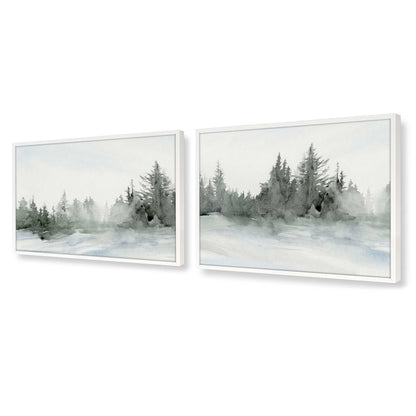 [Color:Opaque White], Picture of art in a Opaque White frame at an angle
