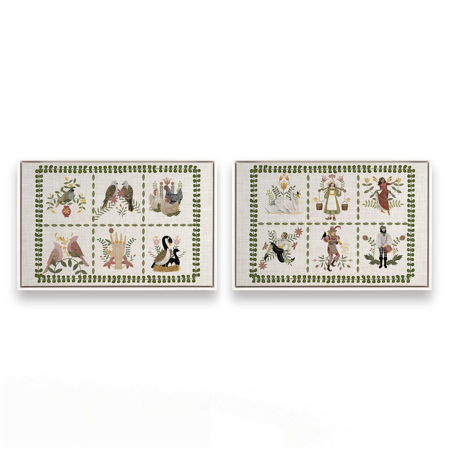 [Color:Opaque White], Picture of art in a White frame