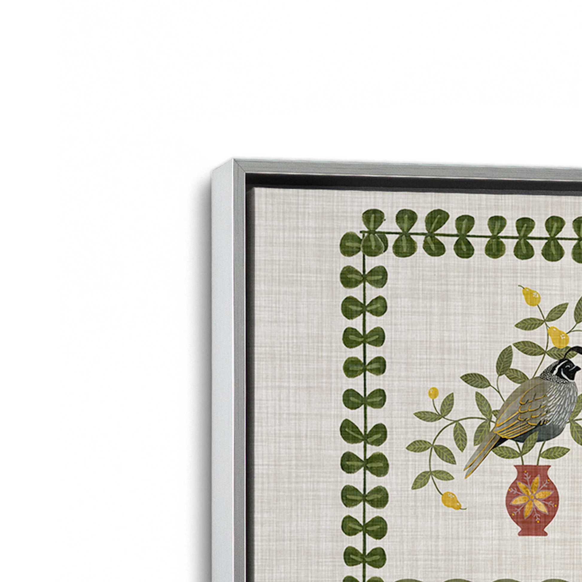 [Color:Polished Chrome], Picture of the corner of the art