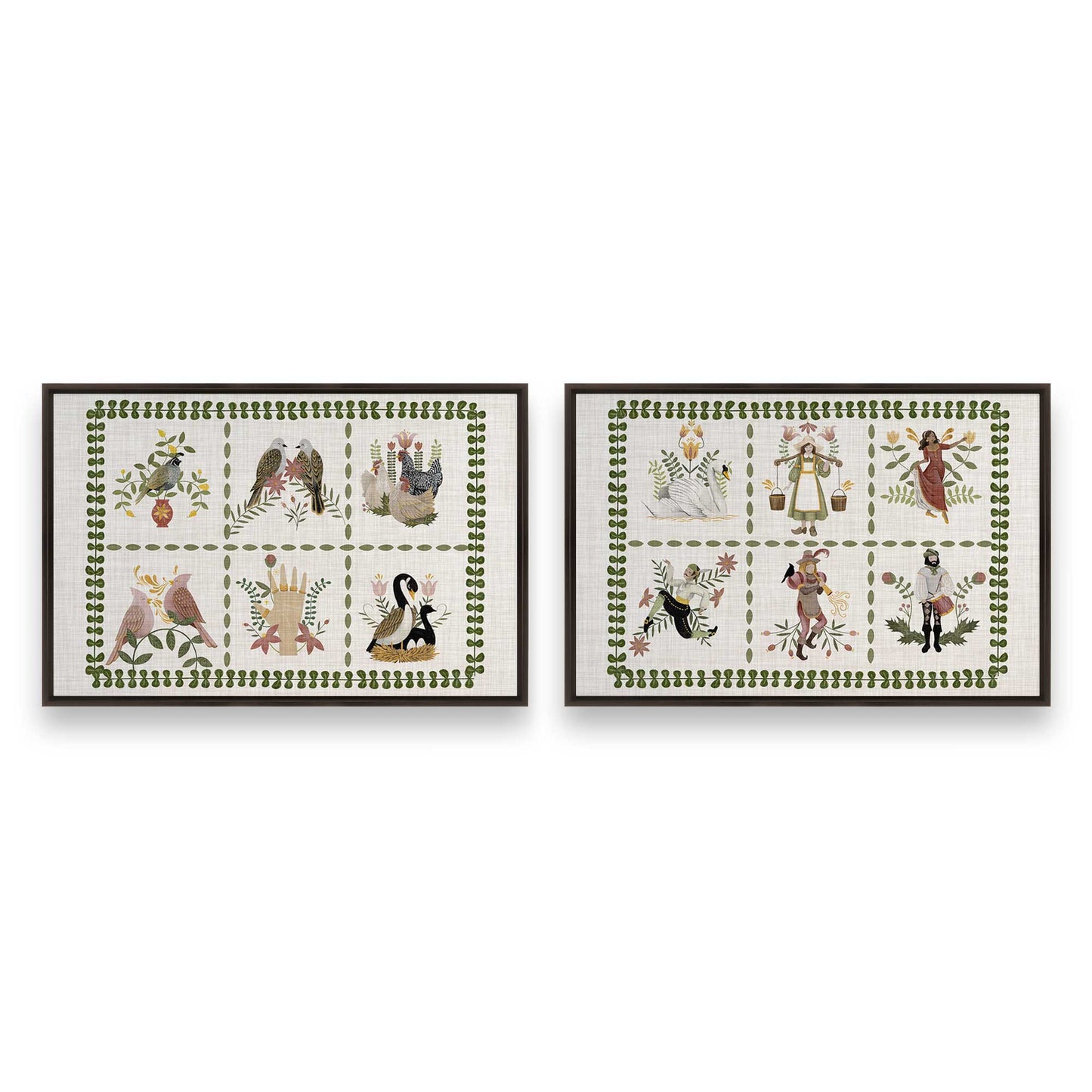 [Color:Espresso], Picture of art in an espresso frame