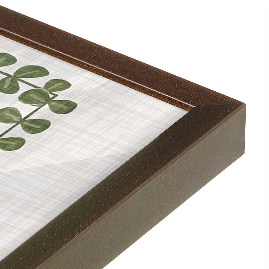 [Color:Belvinder Brown], Picture of art in a Belvinder Brown frame of the corner