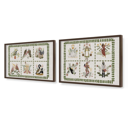 [Color:Belvinder Brown], Picture of art in a Belvinder Brown frame at an angle