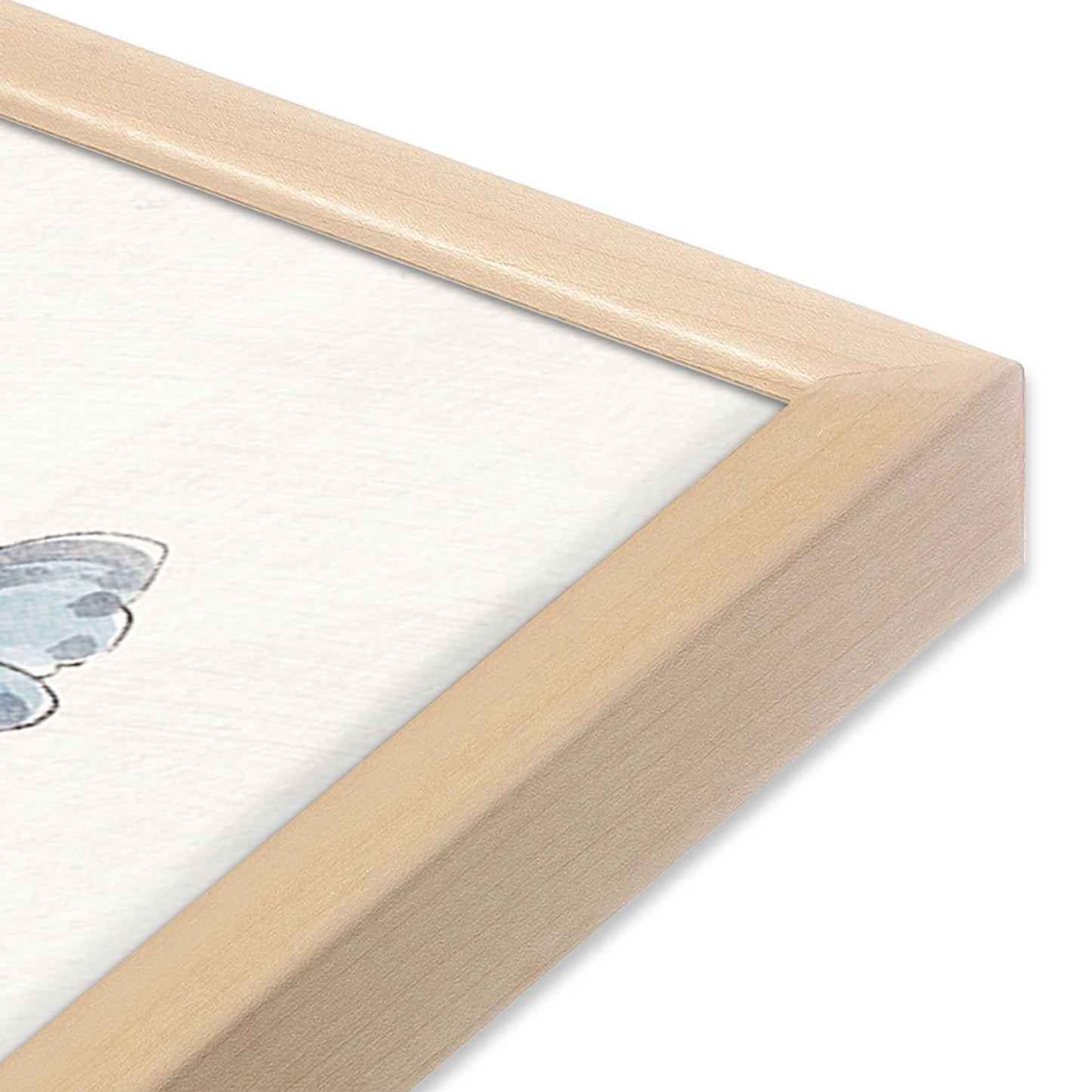 [Color:Raw Maple], Picture of art in a Raw Maple frame of the corner