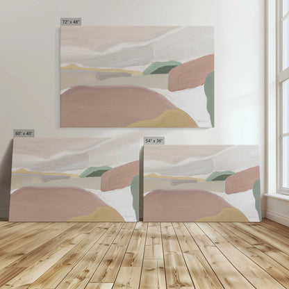 [Color:Stretched Canvas], Image showing the size comparisons