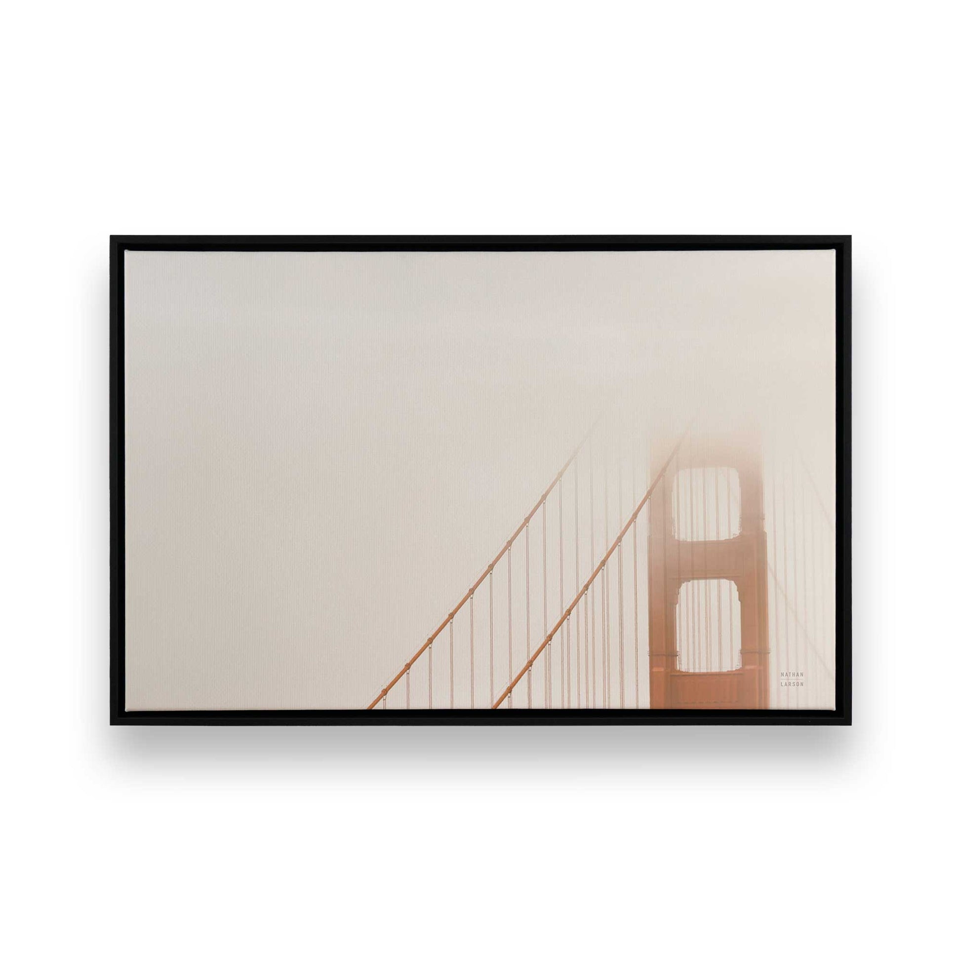 [Color:Satin Black], Picture of art in a Satin Black frame