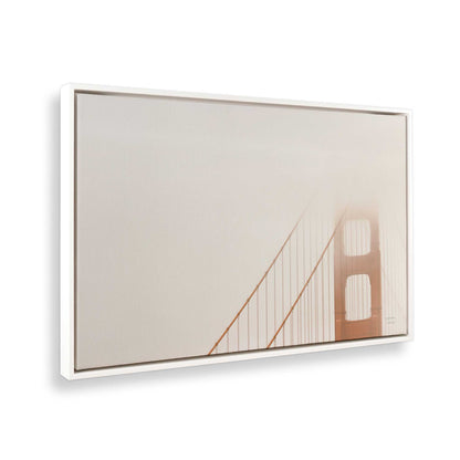 [Color:Opaque White] Picture of art in a White frame at an angle