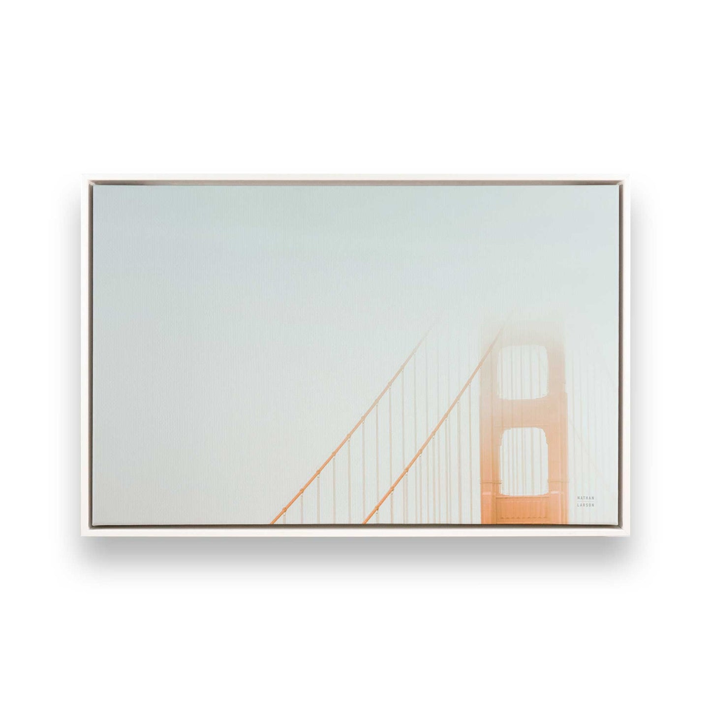 [Color:Opaque White] Picture of art in a White frame