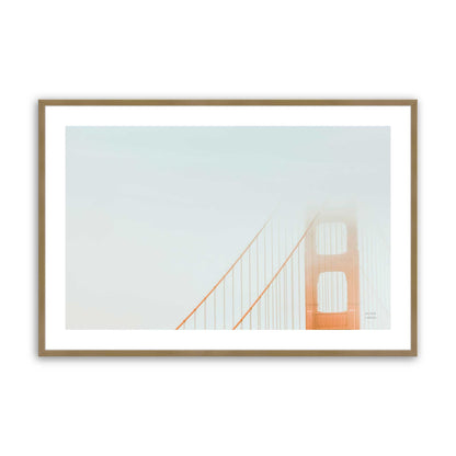 [Color:Brushed Gold], Picture of art in a Brushed Gold frame