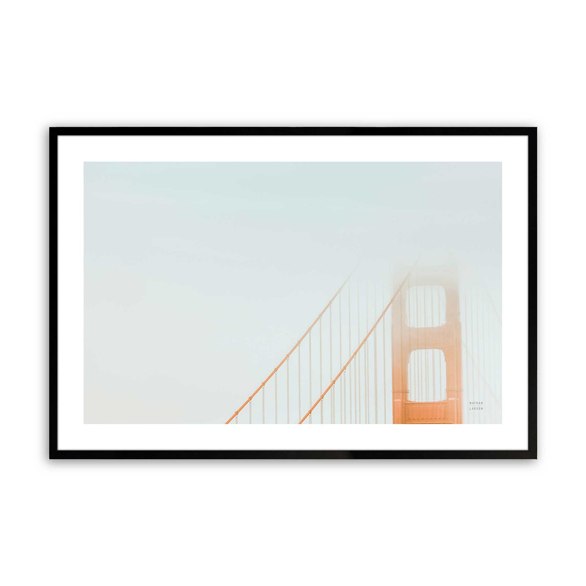 [Color:Satin Black], Picture of art in a Satin Black frame