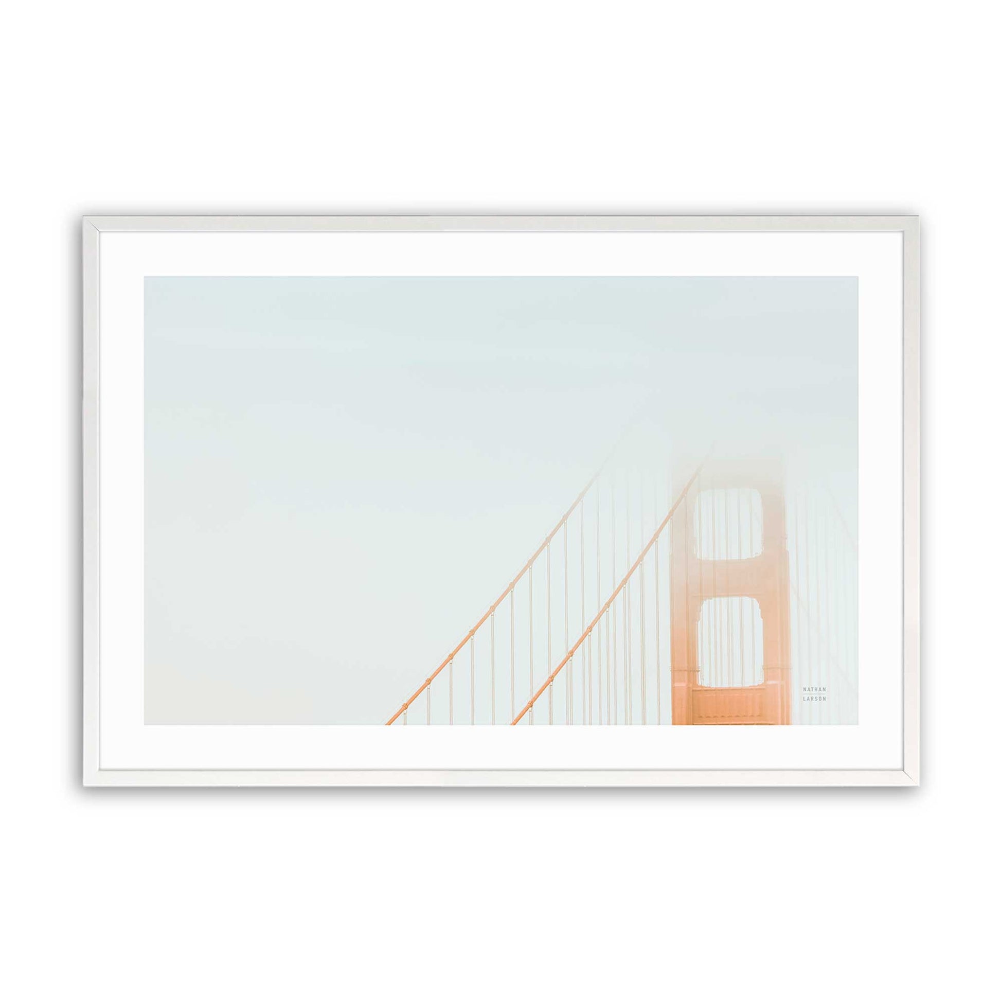 [Color:Opaque White], Picture of art in a Opaque White frame