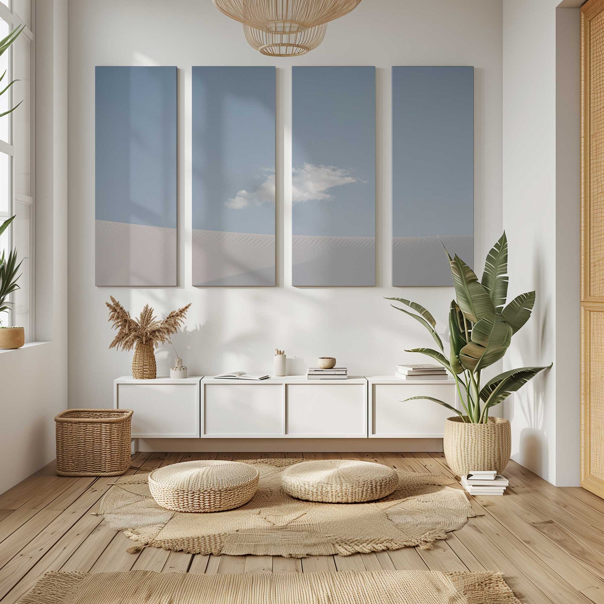 [Color:Stretched Canvas], Picture of art in a room