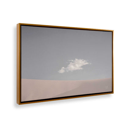 [Color:Polished Gold], Picture of art in a Polished Gold frame at an angle