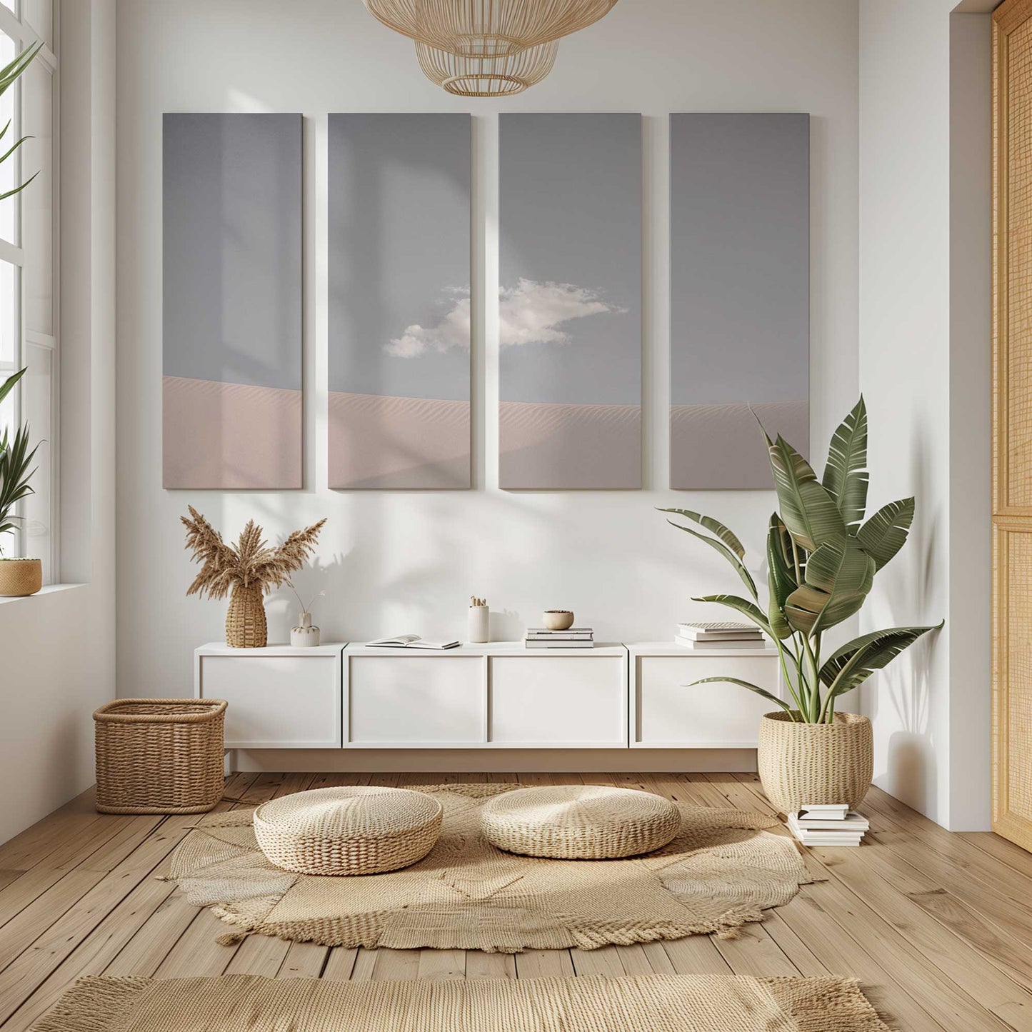 [Color:Stretched Canvas], Picture of art in a room